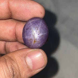 Natural Star Ruby Gemstone | 44.40 Ct Six-Ray Asterism Cabochon for Jewelry