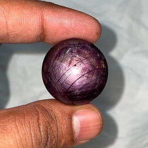 Natural Star Ruby Gemstone, 144.50 Ct Large Cabochon, Loose Asterism Collector Gem