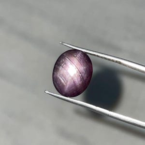 Natural  Star Ruby Oval Cabochon 7.50ct, Six-Ray Asterism Gemstone