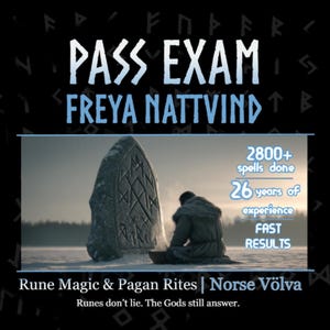 Good Grades Spell. Pass Any Exam. Ancient Scandinavian Magic