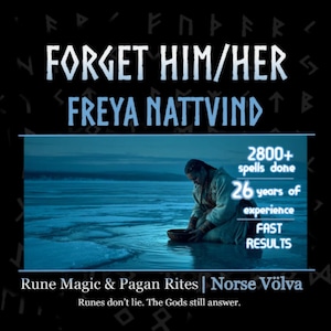 Stop Missing Him/Her. Forget Him Spell. Ancient Scandinavian Magic