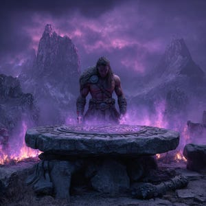 Enemy Destruction Spell. Viking Ritual of No Return