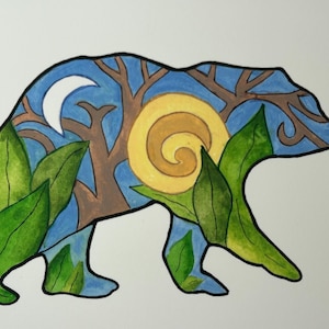 Sun Rising Bear