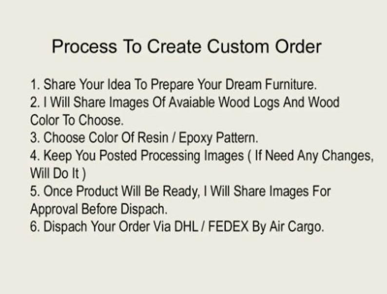 Puede incluir: Un gr&aacute;fico beige titulado "Proceso para crear un pedido personalizado". Detalla los pasos para la creaci&oacute;n de muebles a medida, desde la idea inicial hasta la aprobaci&oacute;n antes del env&iacute;o.