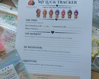IBeanTrolled My Luck Tracker... PDF imprimable et numérique à remplir