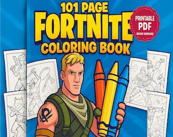101 Fort Game Coloring Book – F-nite Printable Coloring Pages for