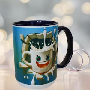Funny Milk Splash-mok – 15oz