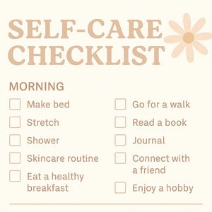 Self-Care Journal Printable – That Girl Glow-Up Routine PDF – Gratitude, Affirmations & Daily Checklist – Instant Download