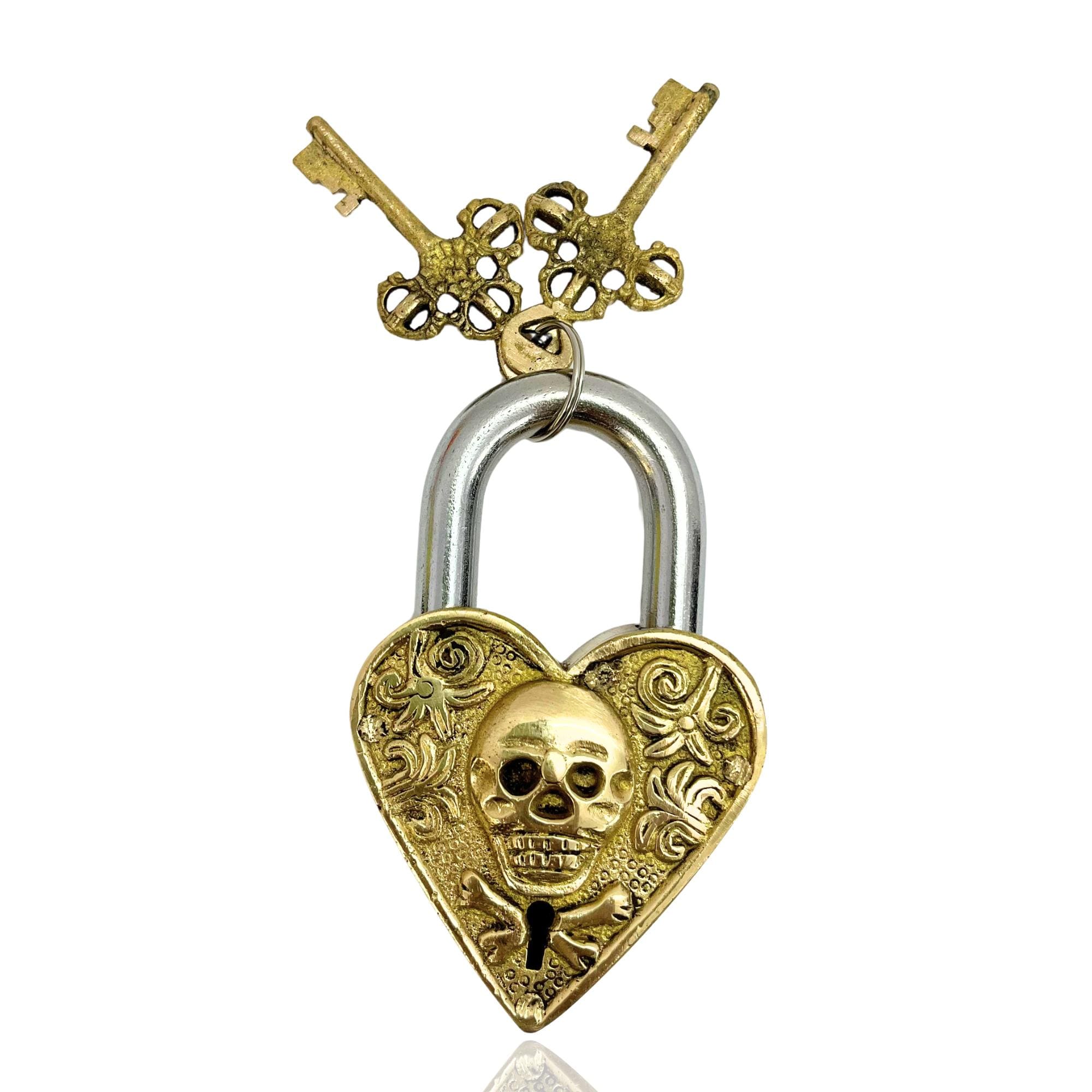 心の扉を開く時/頑固でトラウマがある相手の心の扉を開く黄金の鍵/ストラップ Fantasy Padlock - Etsy