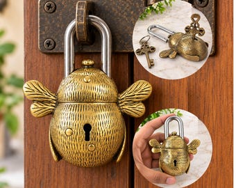 Louis Vuitton Paris Silver Padlock Keyhole No. 318 Made in France