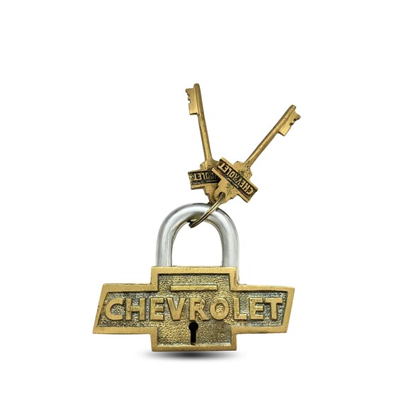 ハーレーダビッドソン 真鍮製 バイク用南京錠（鍵付き）：ヴィンテージ