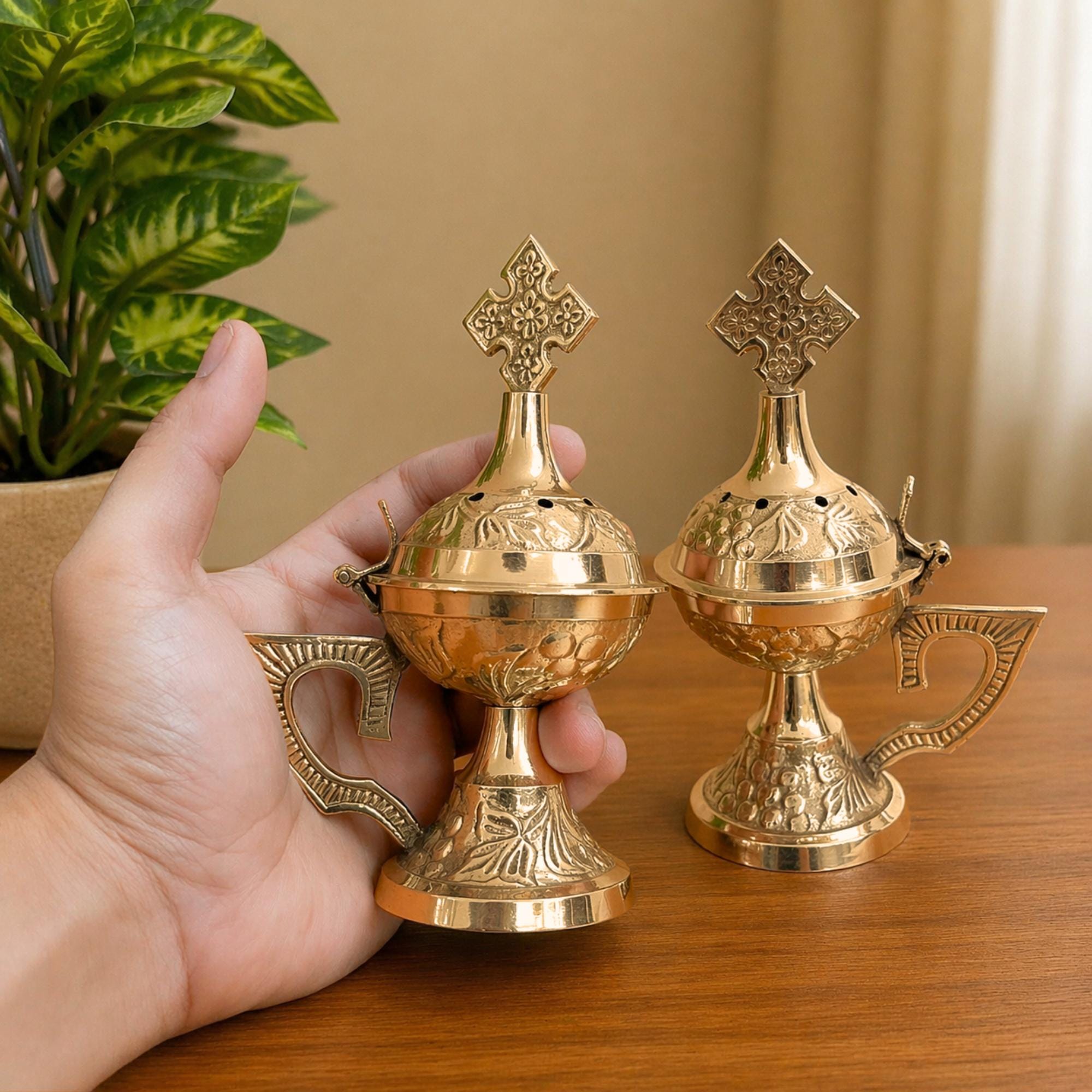 Catholic incense burner - Etsy 日本