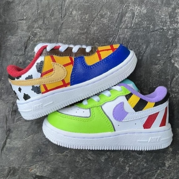 Sneaker Toy Story Nike Dunks Andy Toy Story AF1 Kids Shoe