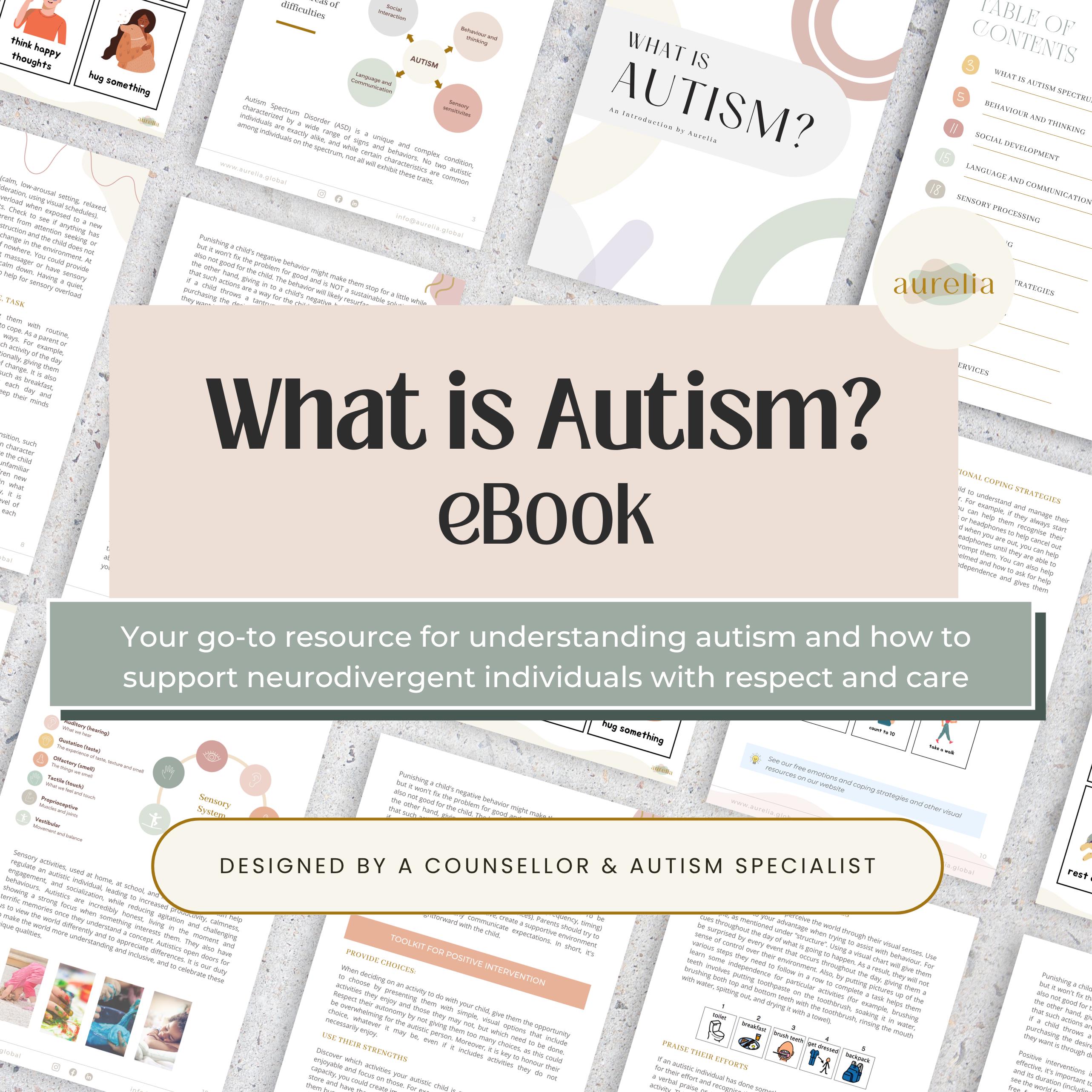 What is Autism Spectrum eBook Printable Autism Guide for Parents Educators Therapists | Neurodiversity-Affirming ASD Resource PDF