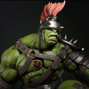 Armored Hulki Figure – Maximum Detail 12K Resin Figure | 30 cm | Painted & Unpainted Options