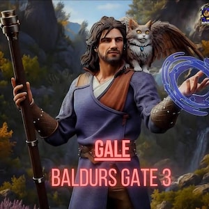 Gale Wizard V2 | Maximum Detailed 3d 12k Resin Printed Figure