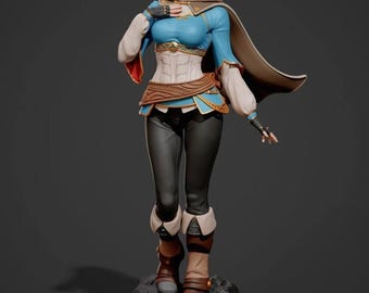 Royal Light Princess – Maximum Detail 12K Resin Figure | 30 cm | Painted & Unpainted Options