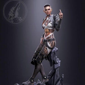 Biotic Outlaw – | Maximum Detailed 3d 12k Resin Printed Figure