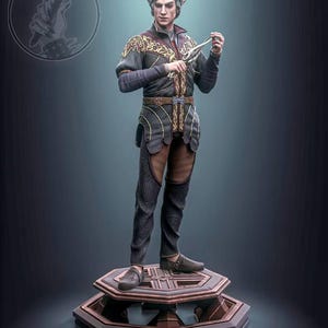 Vampire Astarion Rogue – 30cm 12K Fantasy Figure | Painted / Unpainted | H3llCreator Design