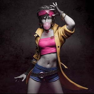Neon Rebel – Maximum Detail 12K Resin Figure | 30 cm | Painted & Unpainted Options