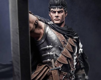 Guts Berserk Statue | Maximum Detailed 3d 12k Resin Printed Figure