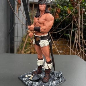 Barbaarse koning | Maximaal gedetailleerde 3D-afbeelding van 12k hars: