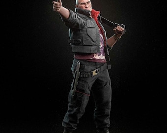 Cyber-Outlaw | Maximal detaillierte 3d 12k Harz gedruckte Figur