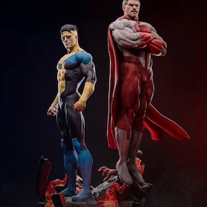 Heroic Duo Statue – Maximum Detail 12K Resin Figure | 30 cm | Painted & Unpainted Options