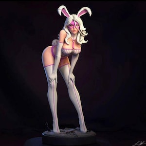 Rabbit Girl – Maximum Detail 12K Resin Figure | 30 cm | Painted & Unpainted Options
