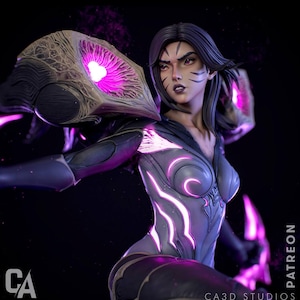 Void Huntress – Maximum Detail 12K Resin Figure | 30 cm | Painted & Unpainted Options