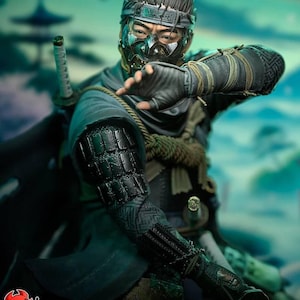 Silent Ghost Warrior – 30cm Samurai Resin Statue | Painted / Unpainted | H3llCreator Design