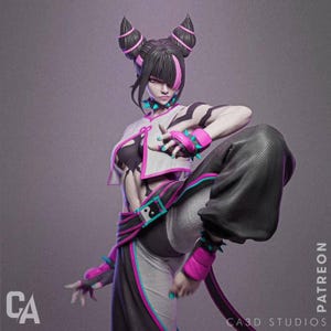 Danger Kick Girl – 30cm Female Fighter Figure | Painted / Unpainted | CA3D Studios