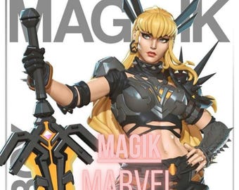 Figura Magik V3 / Figura impresa en resina 12k con máximo nivel de detalle en 3D