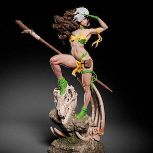Hunter Girl – Maximum Detail 12K Resin Figure | 30 cm | Painted & Unpainted Options