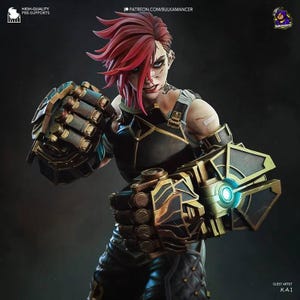 Vi Arcane | Maximum Detailed 3d 12k Resin Printed Figure