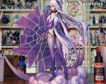 Frostbound Duelist – Maximum Detail 12K Resin Figure | 30 cm | Painted & Unpainted Options