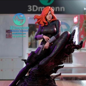 Scarlet Agent – Maximum Detail 12K Resin Figure | 30 cm | Painted & Unpainted Options