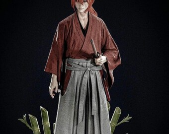 Kenshin Himura, 12K Resin Model Kit Painted 3d Printed DIY Figure