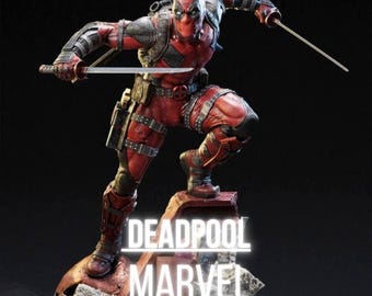 Deadpool | Maximum Detailed 3d 12k Resin Printed Figure