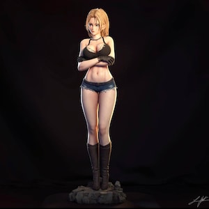 Steel Lady – Maximum Detail 12K Resin Figure | 30 cm | Painted & Unpainted Options