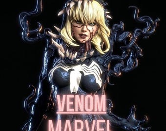 Symbiote Queen | Maximum Detailed 3d 12k Resin Printed Figure