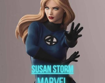 Invisible Heroine | Maximum Detailed 3d 12k Resin Printed Figure