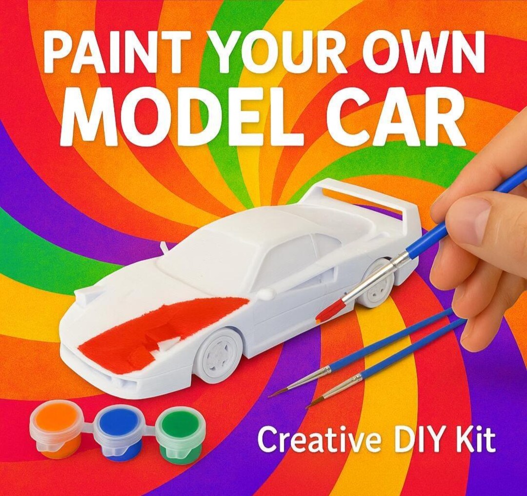 Paint Your Own Model Car Kit – Fun DIY Craft Gift for All Age! - Etsy