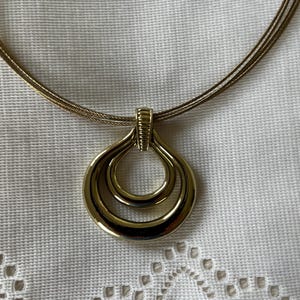 Gold Statement Pendant