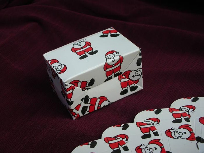 50 Santa Clause Gift Boxes Christmas 100 Cardstock Boxes for Etsy