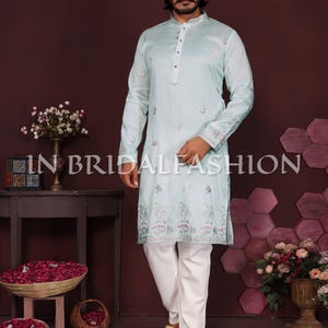 Smart Silk Kurta for Men – Premium Designer Outfit for Indian Wedding Functions