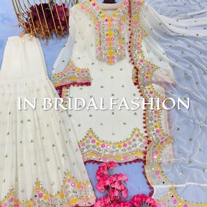 Pakistani Dress Salwar Kameez Ready To Wear Suits Indian Wedding Party 3 Piece M