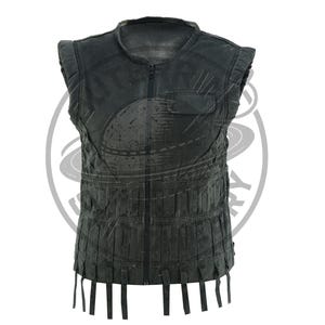 Wasteland Hooded Vest/Post/Apocalyptic Canvas  Handmade utility Vest Post-Apocalyptic
