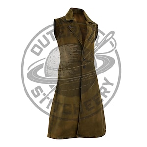 Wasteland/Fallout Sleeveless Coat /Post/Apocalyptic Canvas Handmade Utility Coat Post-Apocalyptic