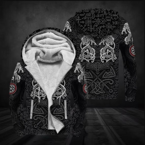 viking style hoodie